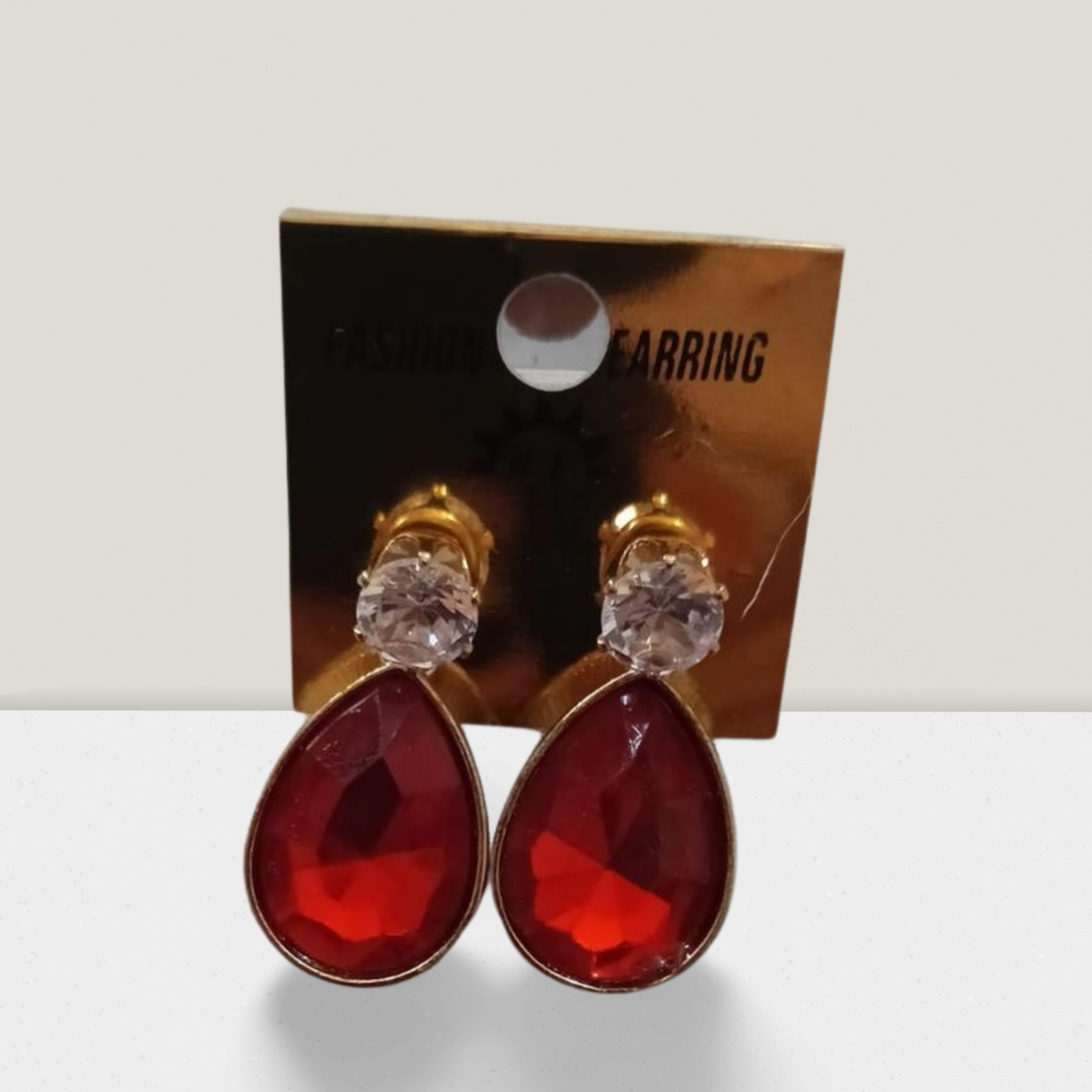 oval stone earrings-mrteddyboy