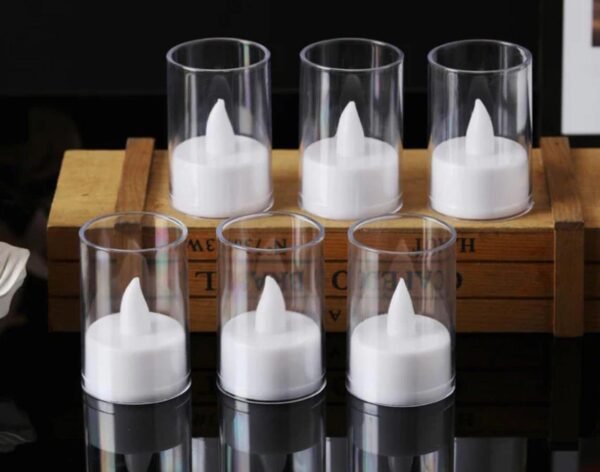 Water Sensor LED Diya - Pack Of 6 | Floating Diyas - Image 3