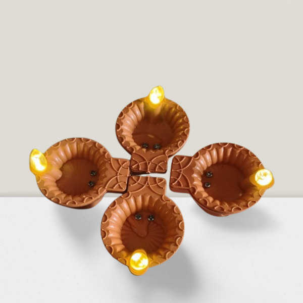 Water Sensor LED Diya Pack Of 12